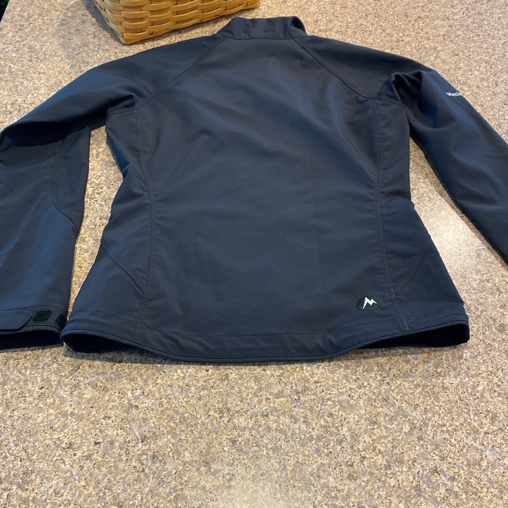 Marmot Black Jacket XS With FLAWS Matthews Asia Embroidered Patch FLAWED - Picture 10 of 17